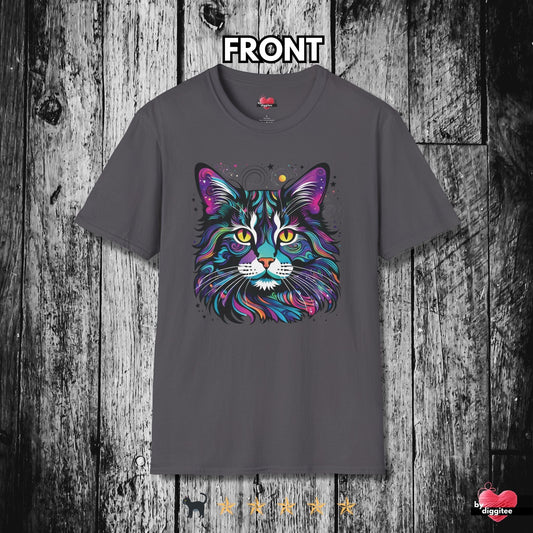 Printify T-Shirt Charcoal / XS The Maine CATS 🐈‍⬛ Dreamy