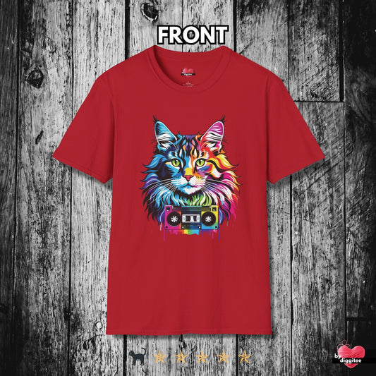 Printify T-Shirt Cherry Red / S The Mainee Cats 🐈 REWIND