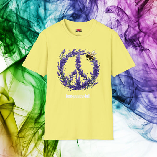 Printify T-Shirt Cornsilk / S Back-Alley FINDS 🐝 Peace Bee