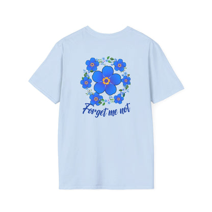 Printify T-Shirt Forget Me Not Floral Softstyle T-Shirt