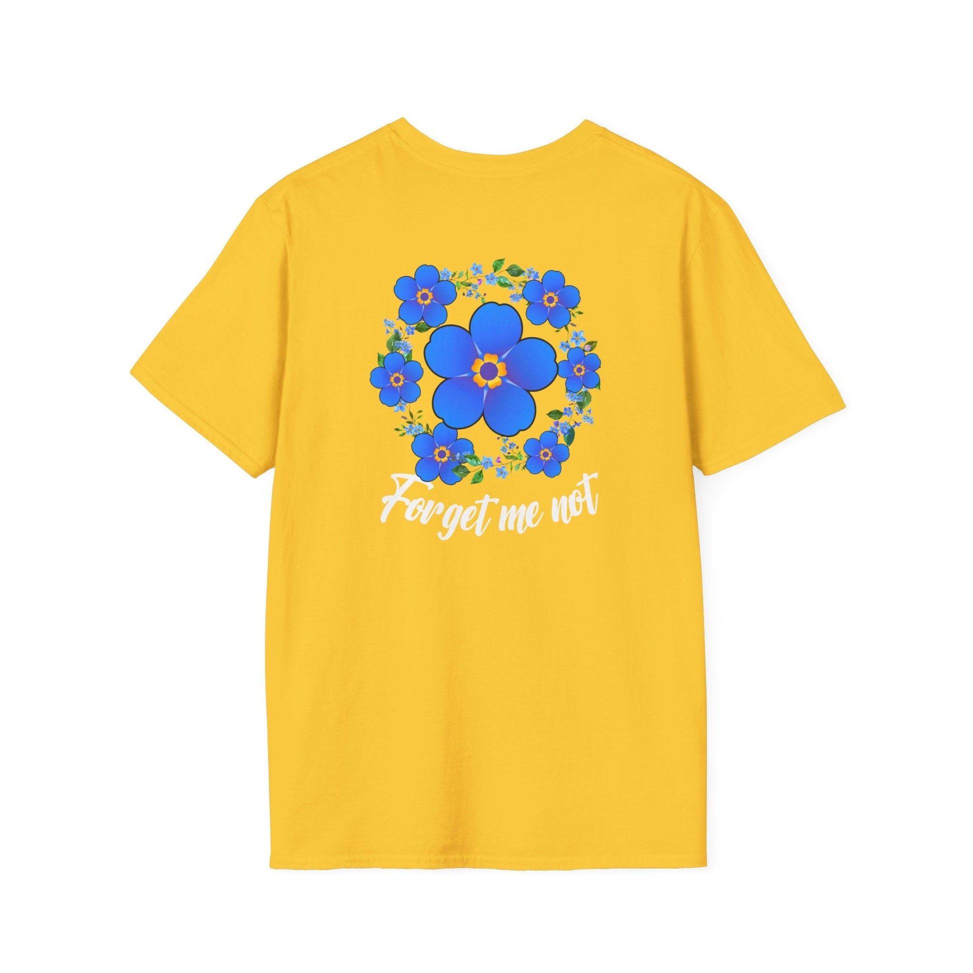 Printify T-Shirt Forget Me Not Floral Softstyle T-Shirt