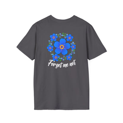 Printify T-Shirt Forget Me Not Floral Softstyle T-Shirt