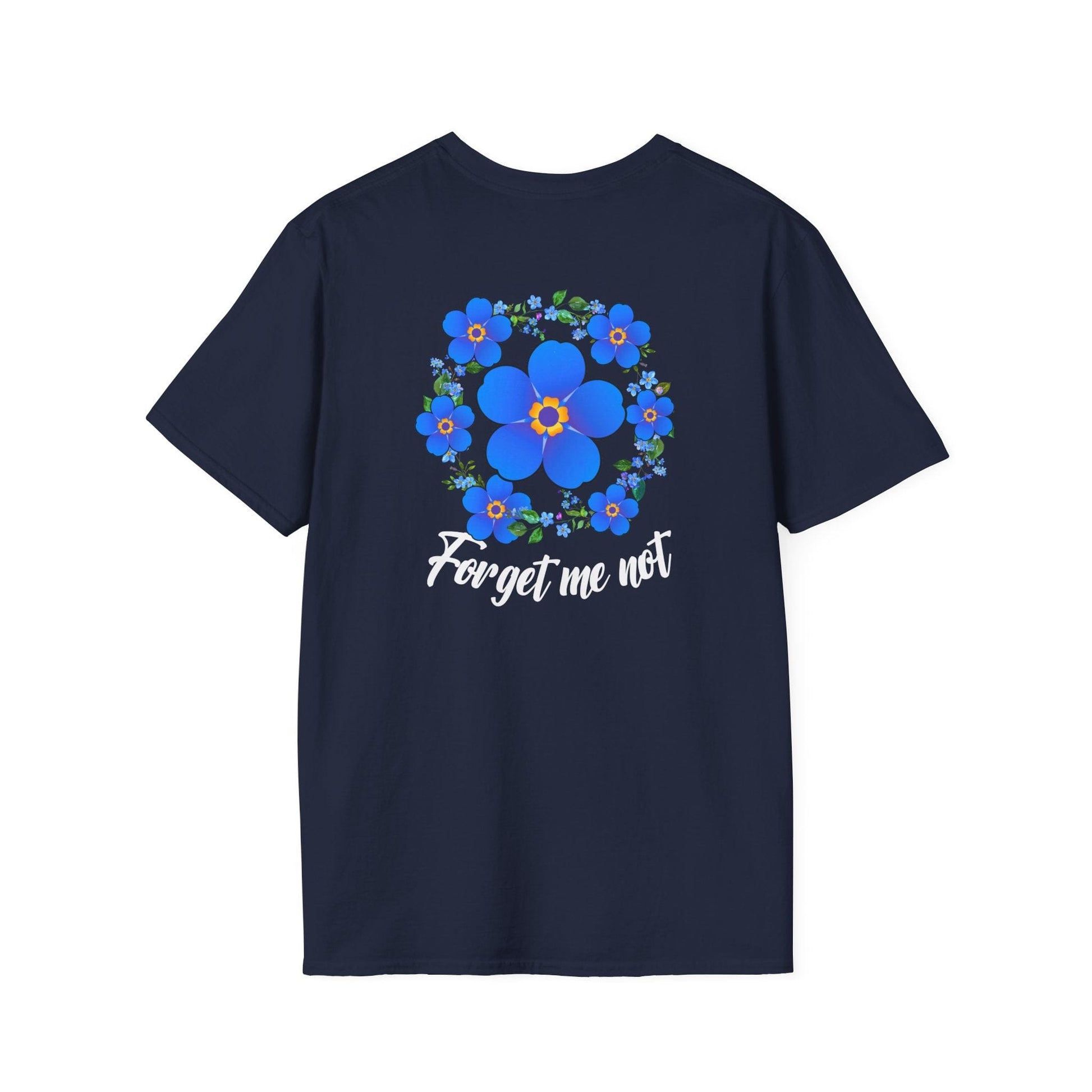 Printify T-Shirt Forget Me Not Floral Softstyle T-Shirt