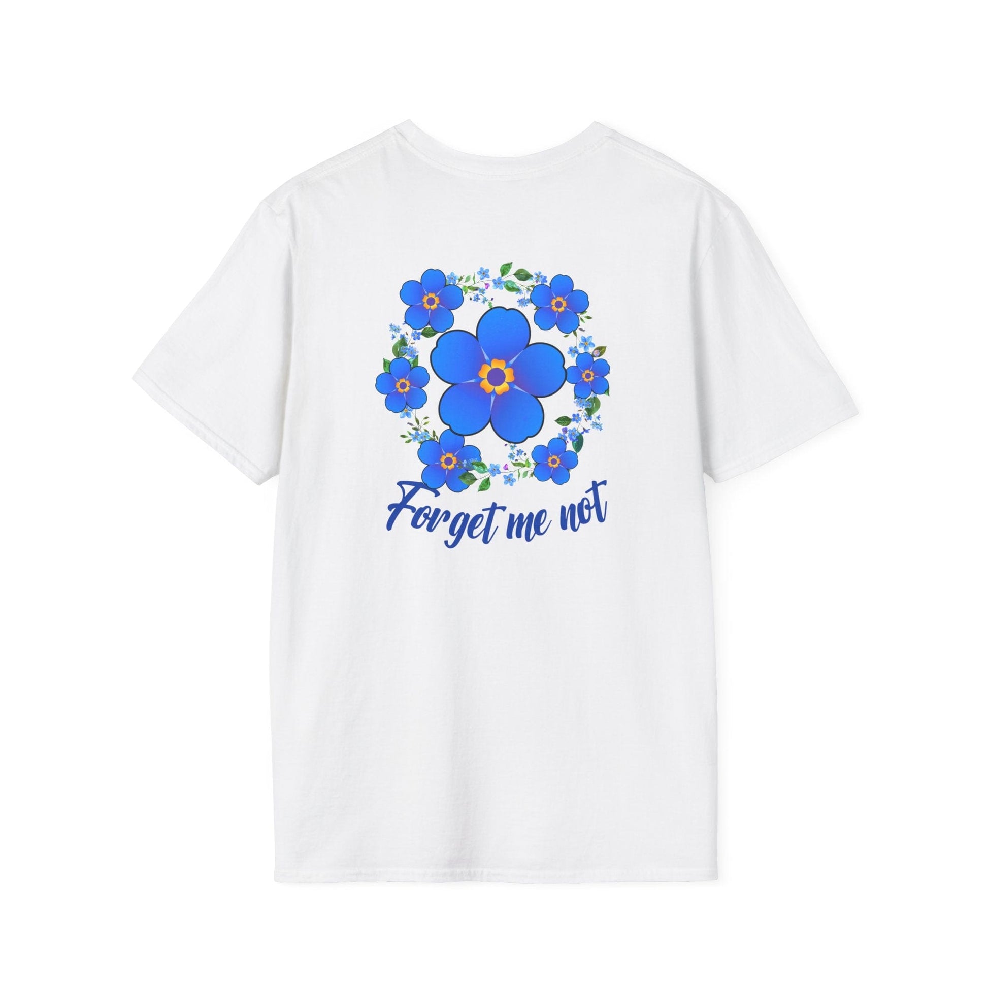 Printify T-Shirt Forget Me Not Floral Softstyle T-Shirt