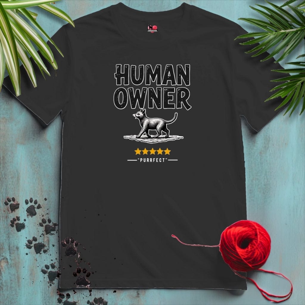 Printify T-Shirt HUMAN OWNER ⭐️ 5 STAR Review T-shirt