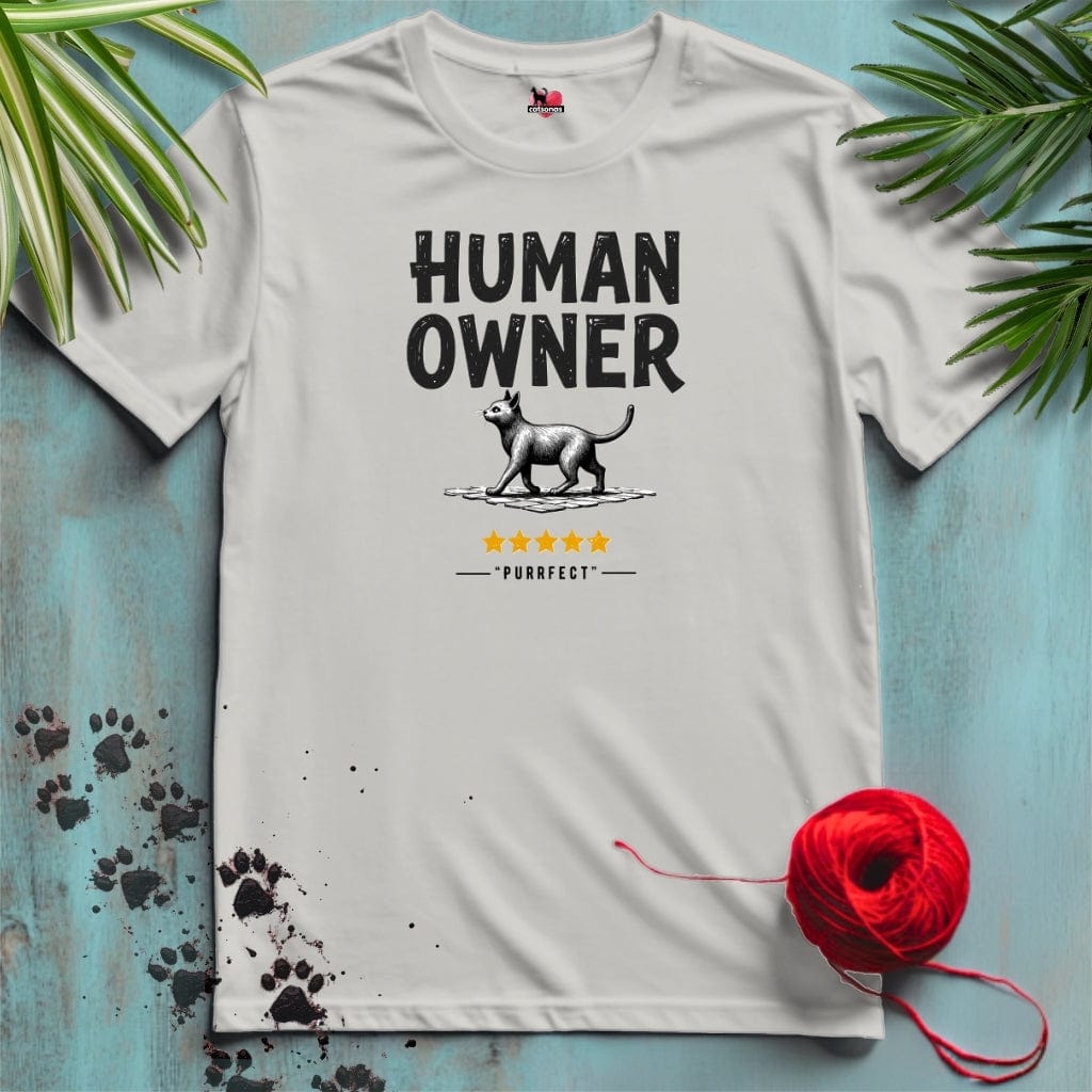 Printify T-Shirt HUMAN OWNER ⭐️ 5 STAR Review T-shirt