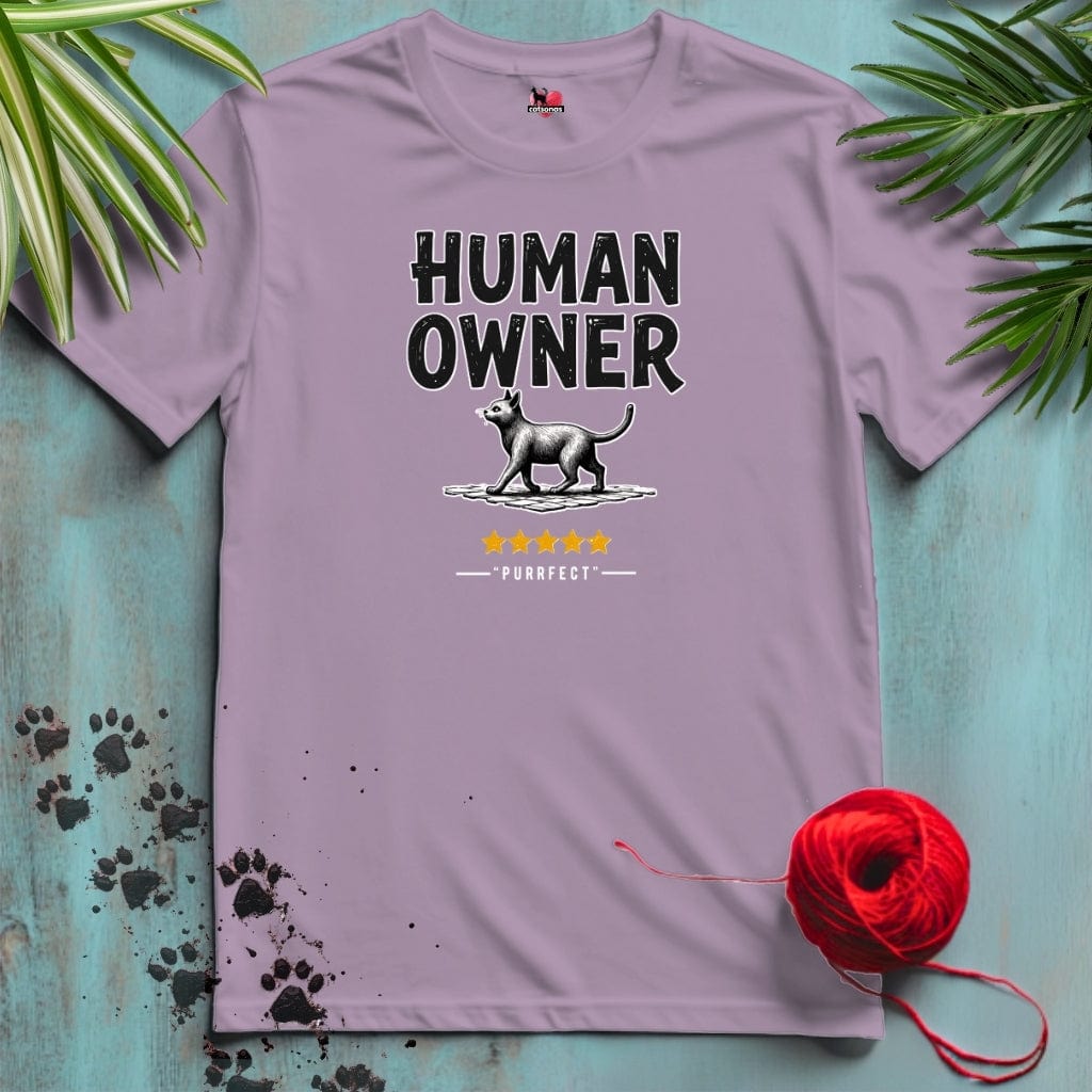 Printify T-Shirt HUMAN OWNER ⭐️ 5 STAR Review T-shirt