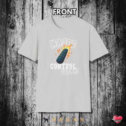 Printify T-Shirt Ice Grey / S (REMOTE) CONTROL 📺 FREAK Unisex T-shirt