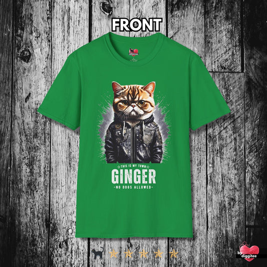 Printify T-Shirt Irish Green / S BAD CATS 🐈 GINGER