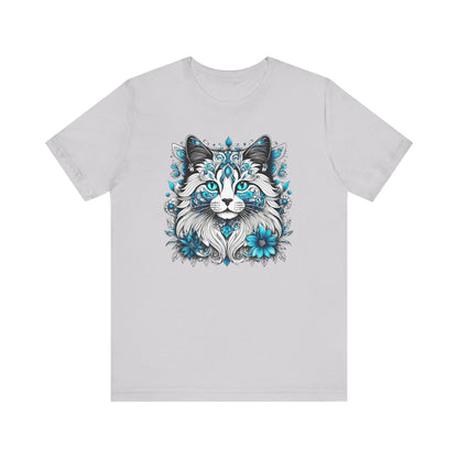 Printify T-Shirt Lavender Dust / XS Our Lynn's Blue Eye Cat Art Shirt