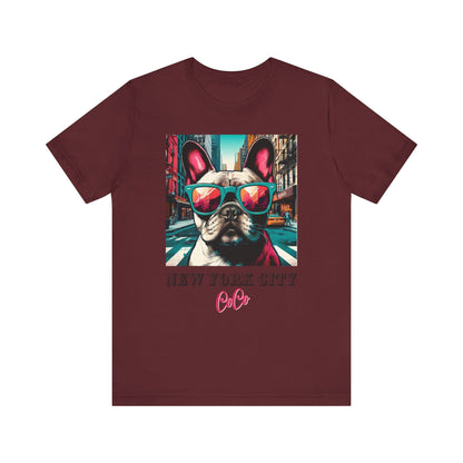Printify T-Shirt Maroon / XS CoCo's NYC Short Sleeve Tee