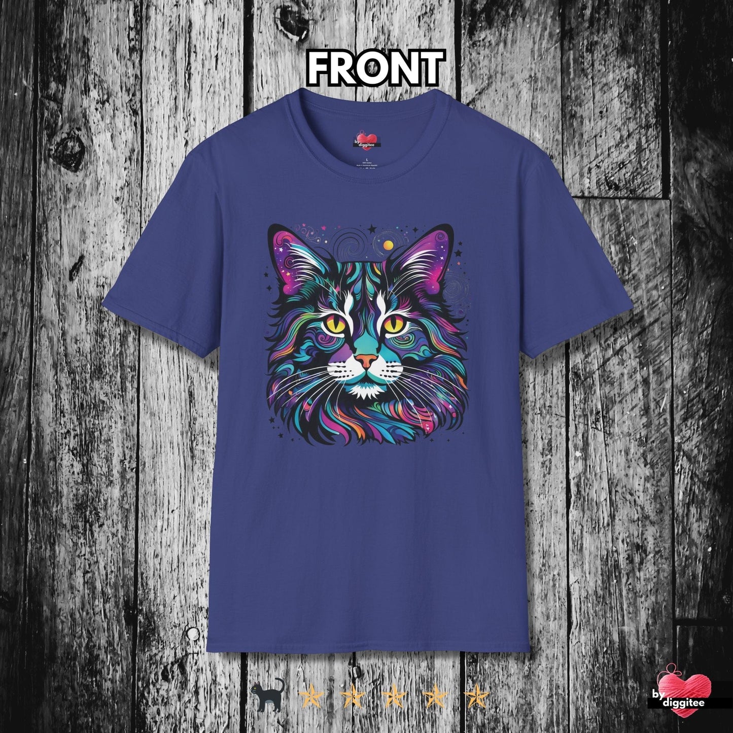 Printify T-Shirt Metro Blue / S The Maine CATS 🐈‍⬛ Dreamy