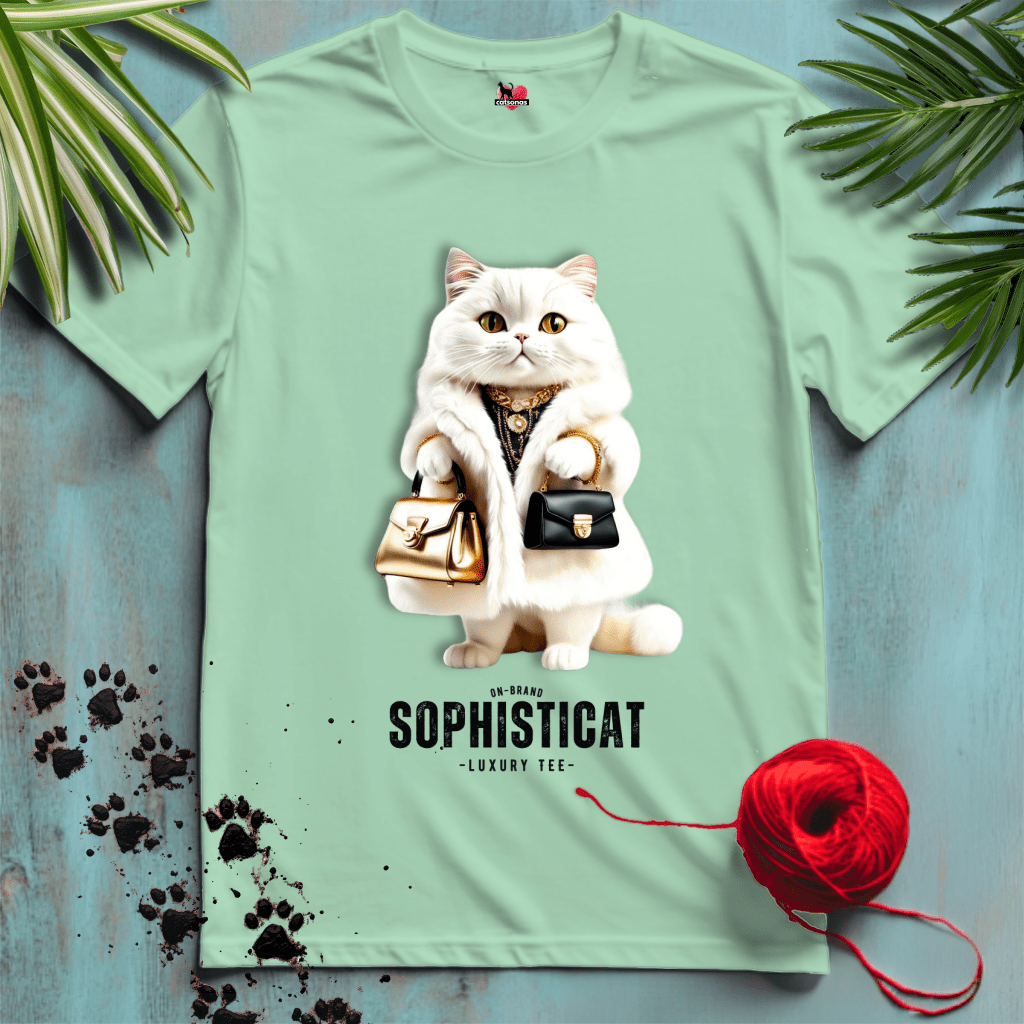 Printify T-Shirt Mint Green / XL SOPHISTICAT 🛍️ FASHION-LUXURY | Lifestyle Cats Collection