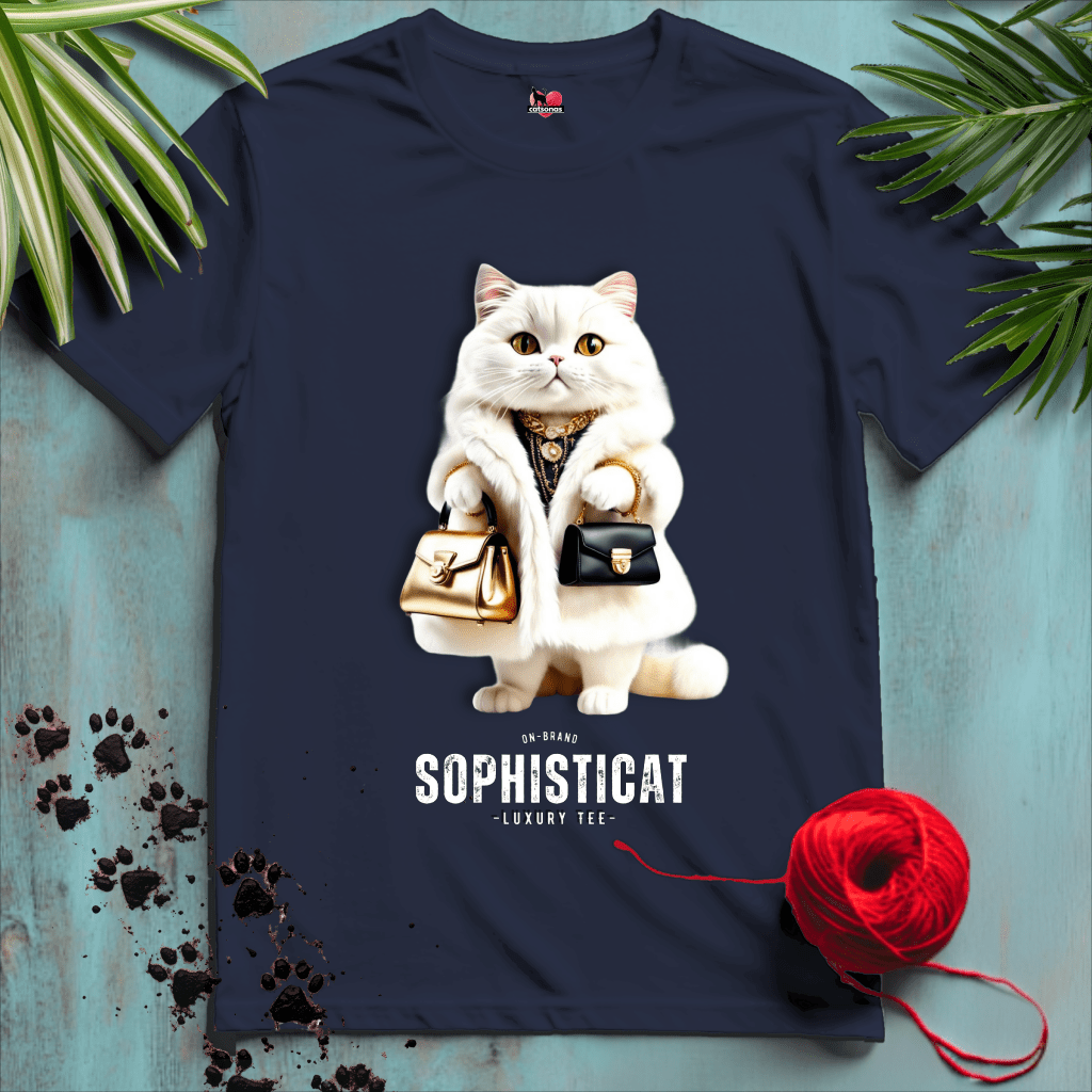 Printify T-Shirt Navy / XL SOPHISTICAT 🛍️ FASHION-LUXURY | Lifestyle Cats Collection