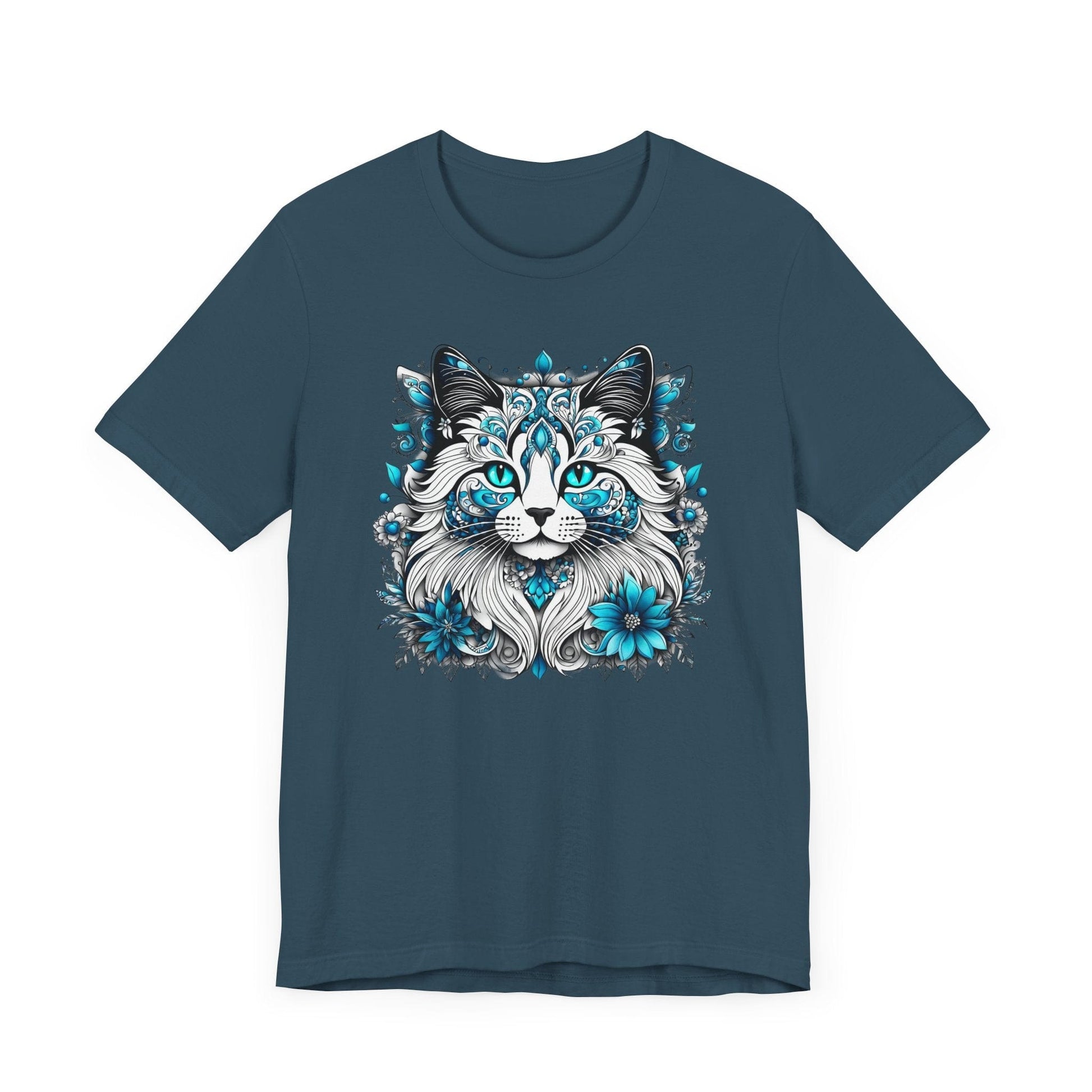 Printify T-Shirt Our Lynn's Blue Eye Cat Art Shirt