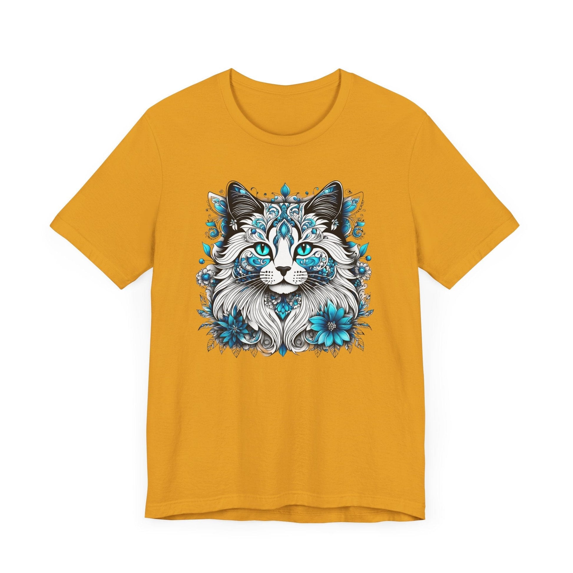 Printify T-Shirt Our Lynn's Blue Eye Cat Art Shirt