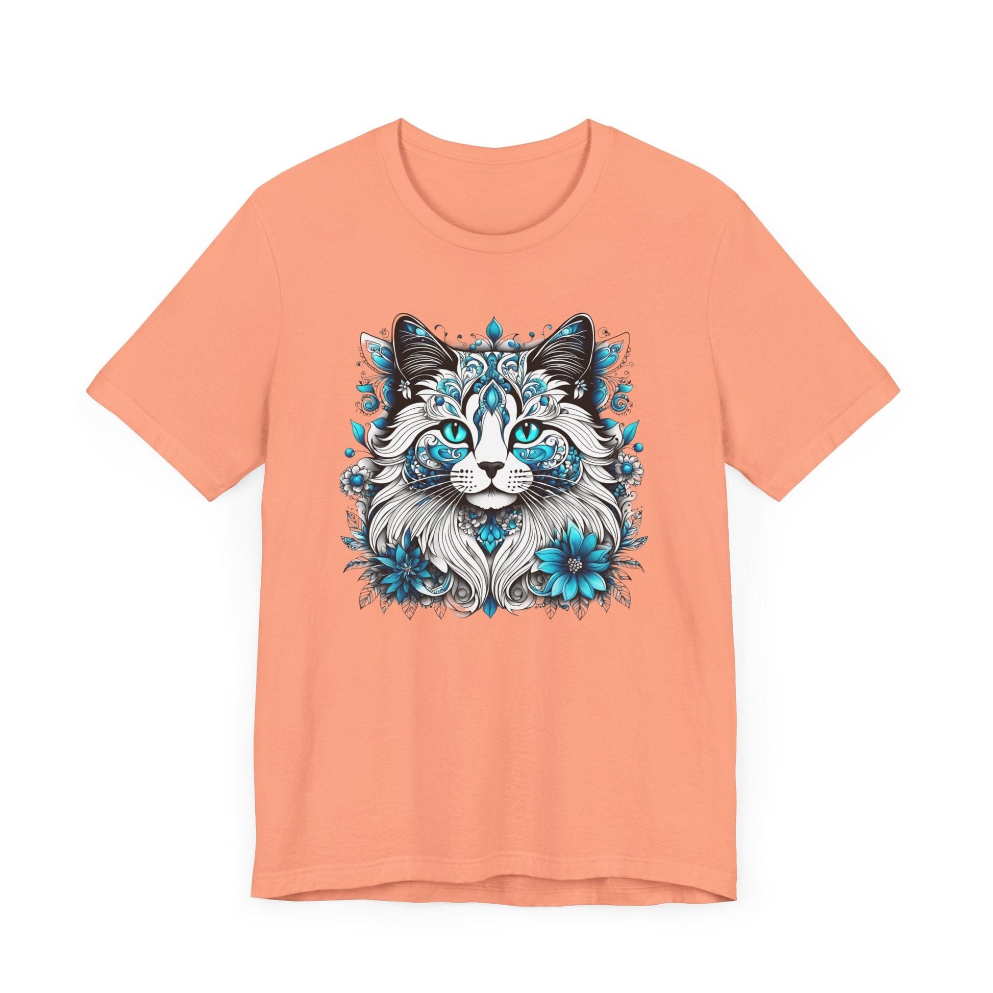 Printify T-Shirt Our Lynn's Blue Eye Cat Art Shirt