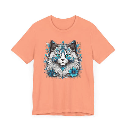 Printify T-Shirt Our Lynn's Blue Eye Cat Art Shirt