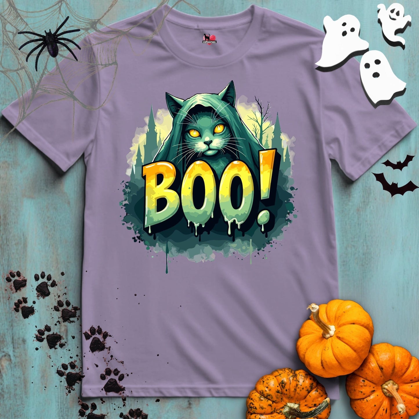 Printify T-Shirt Paragon / S BOO 👻 SPOOKY Season 🎃 HALLOWEEN Collection