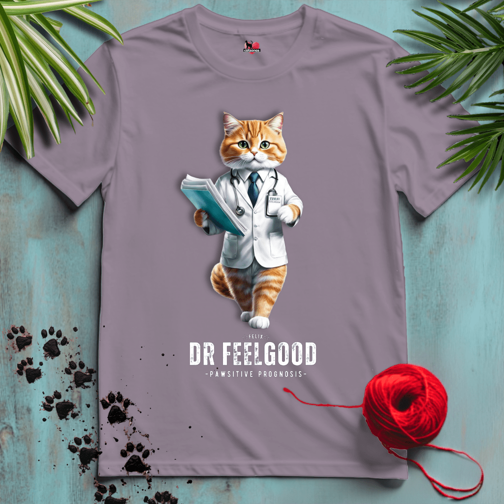 Printify T-Shirt Paragon / S CAT-DOCTOR 🚑 DR-FEELGOOD | Healthcare Cats Collection