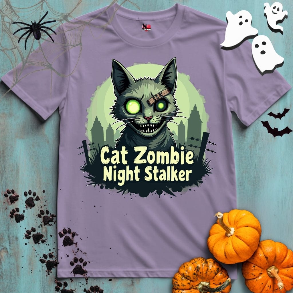 Printify T-Shirt Paragon / S CAT ZOMBIE 👻 SPOOKY Season 🎃 HALLOWEEN Collection