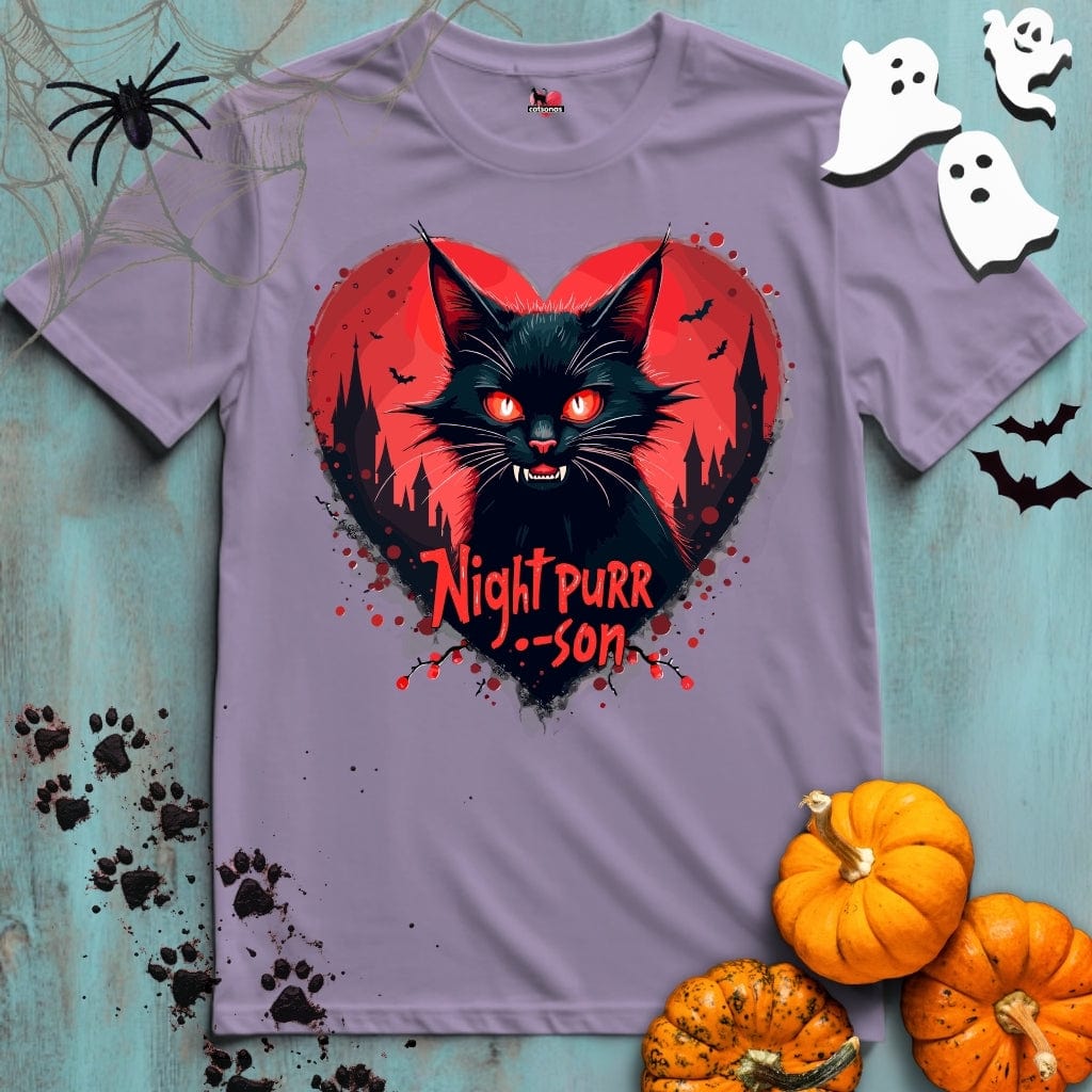 Printify T-Shirt Paragon / S NIGHT PURR-SON 👻 SPOOKY Season 🎃 HALLOWEEN Collection