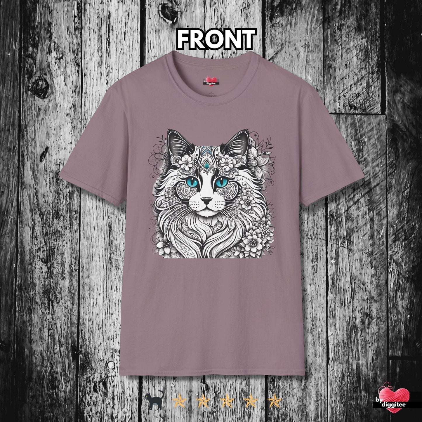 Printify T-Shirt Paragon / S 🐈‍⬛ Pretty CATS 🐈 Zen