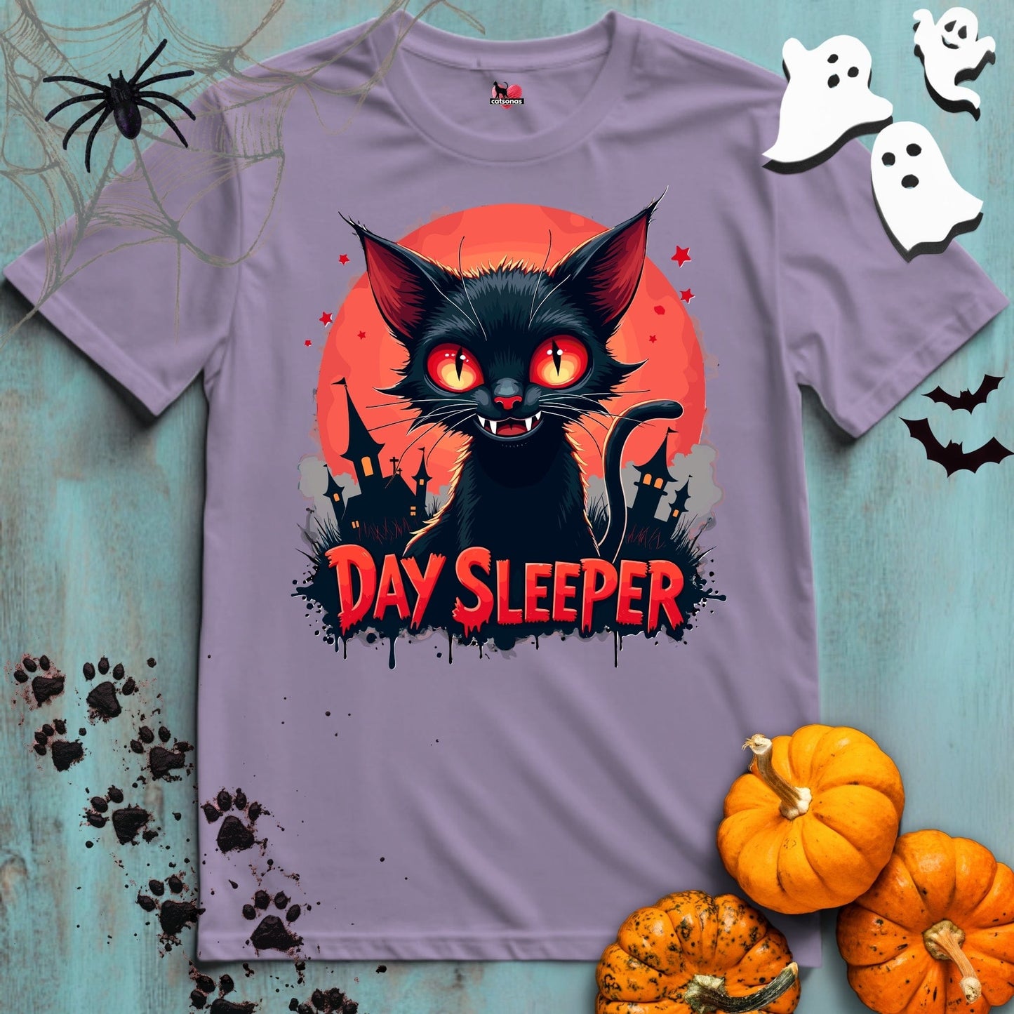 Printify T-Shirt Paragon / XL DAY SLEEPER 👻 SPOOKY Season 🎃 HALLOWEEN Collection