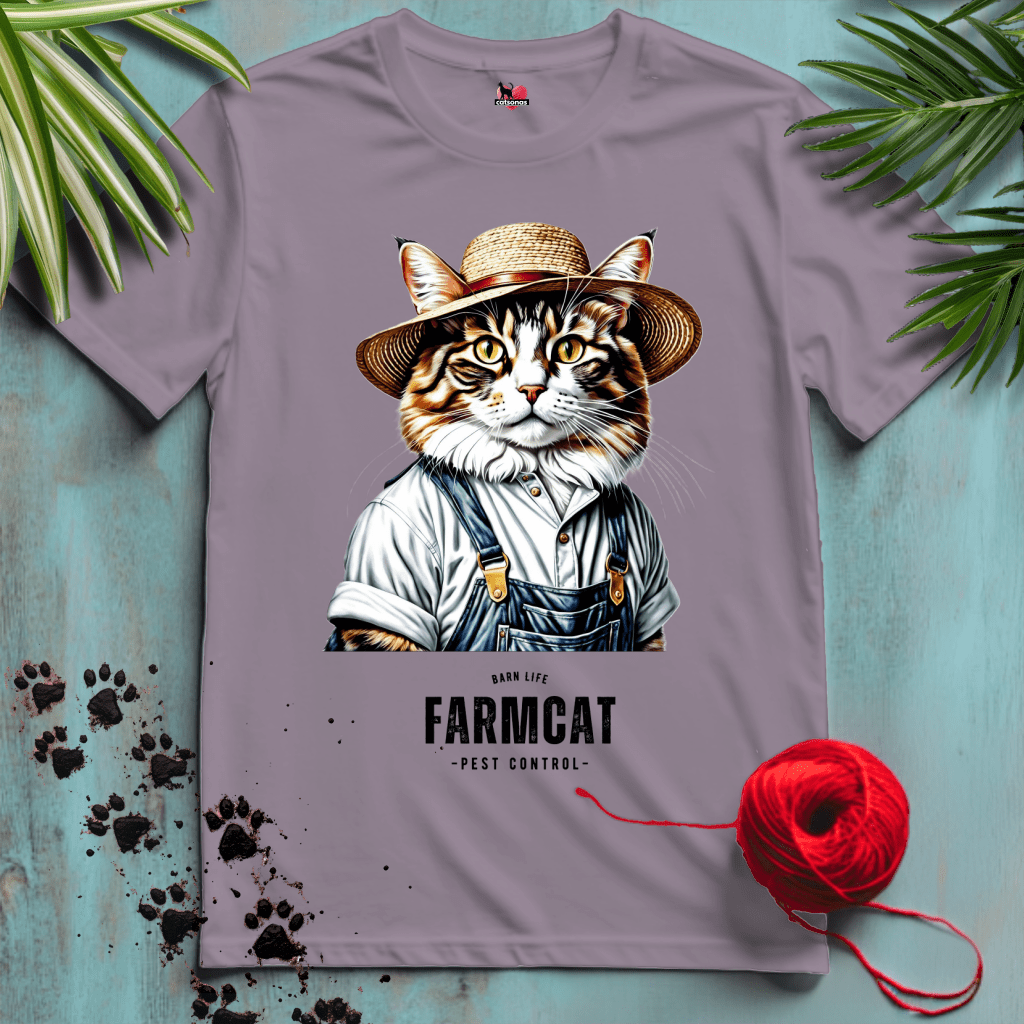 Printify T-Shirt Paragon / XL FARM-CAT 🚜 BARN-PEST-CONTROL | Working Cats Collection