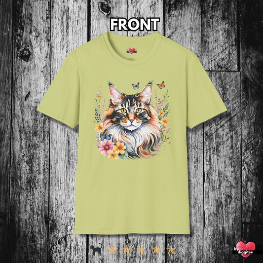 Printify T-Shirt Pistachio / S The Mainee CATS 🐈 Whimsy