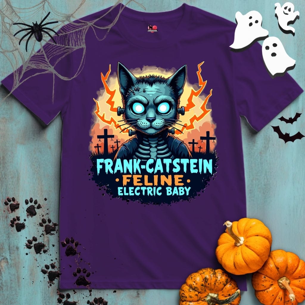 Printify T-Shirt Purple / S FELINE ELECTRIC BABY 👻 SPOOKY Season | HALLOWEEN Collection