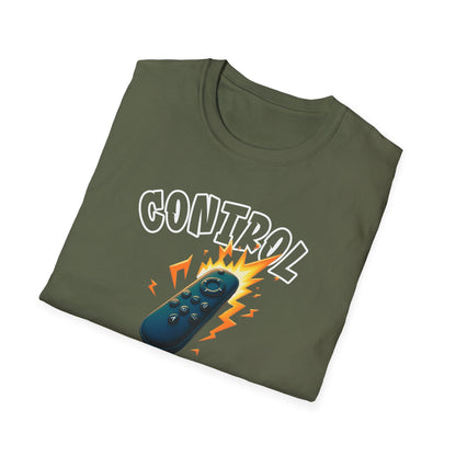 Printify T-Shirt (REMOTE) CONTROL 📺 FREAK II Unisex T-shirt