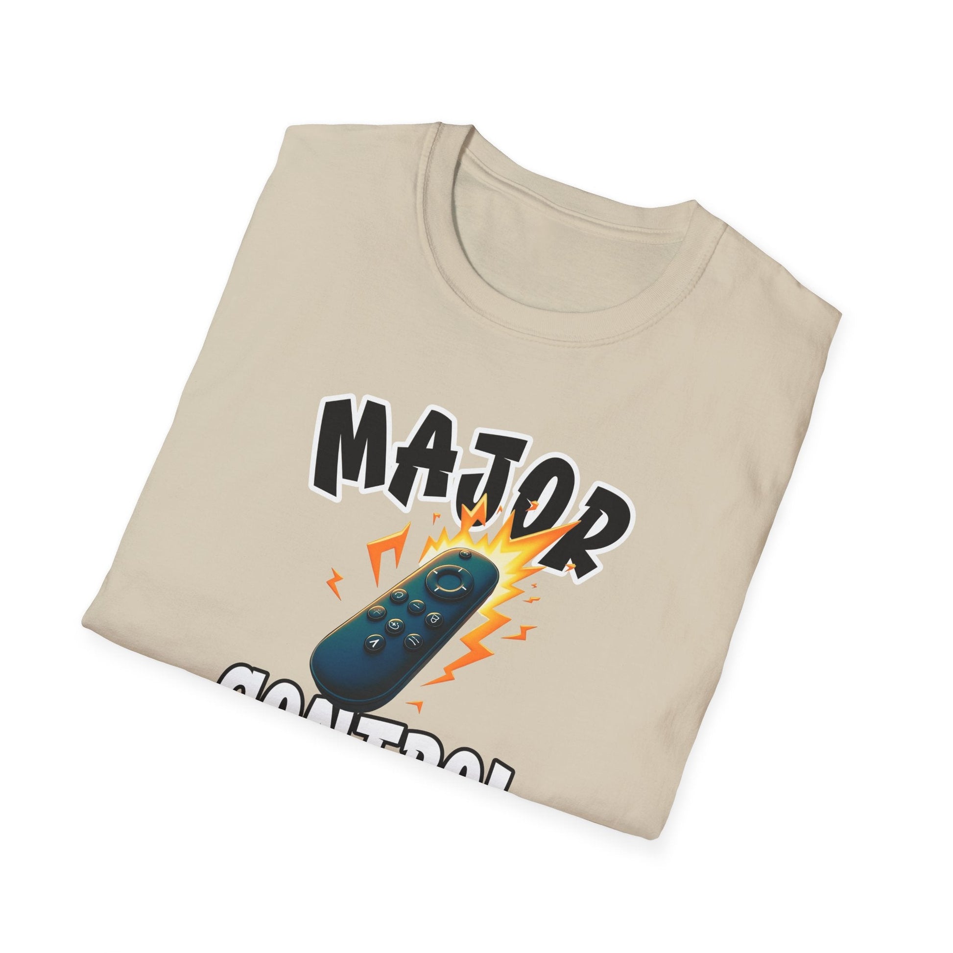 Printify T-Shirt (REMOTE) CONTROL 📺 FREAK Unisex T-shirt