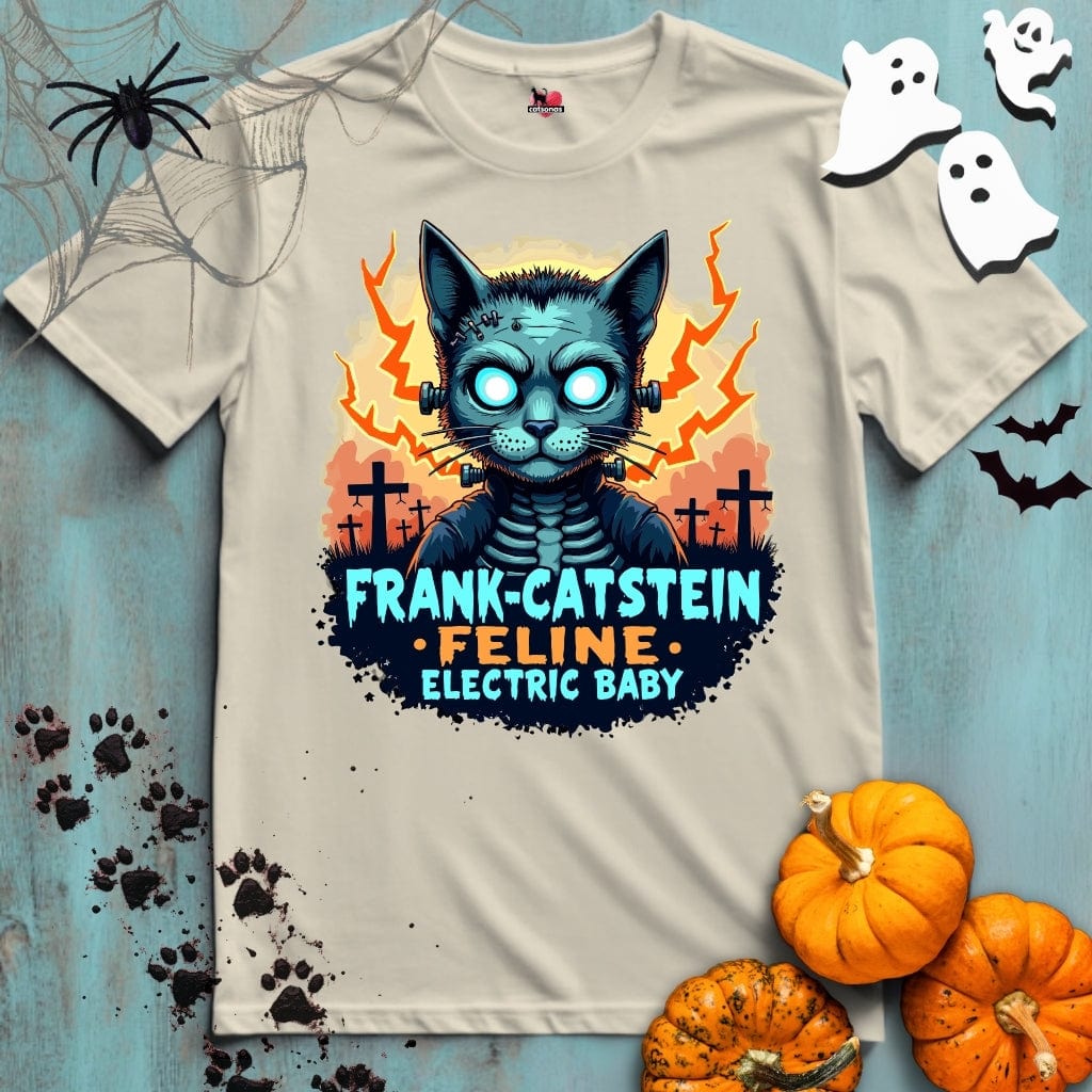 Printify T-Shirt Sand / S FELINE ELECTRIC BABY 👻 SPOOKY Season | HALLOWEEN Collection