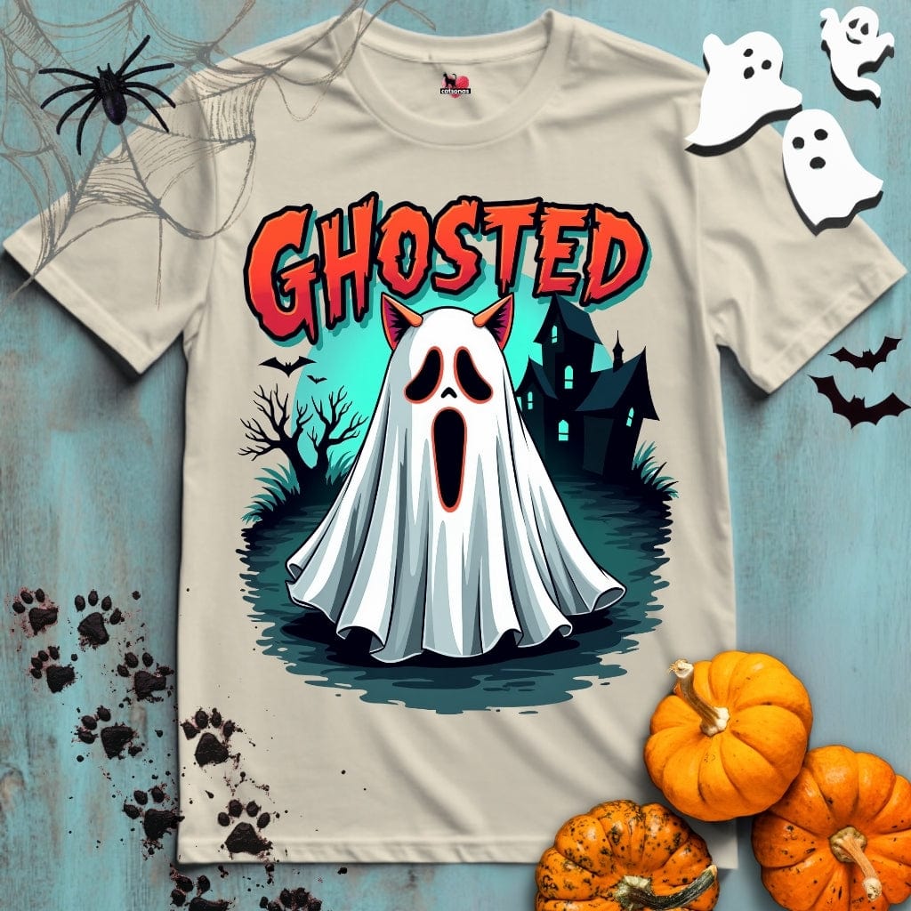 Printify T-Shirt Sand / S GHOSTED 👻 SPOOKY Season 🎃 HALLOWEEN Collection