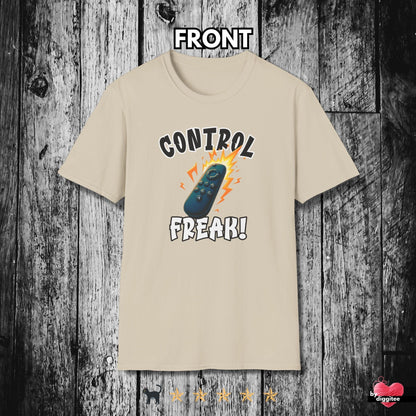 Printify T-Shirt Sand / S (REMOTE) CONTROL 📺 FREAK II Unisex T-shirt