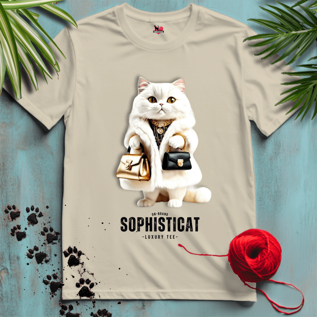 Printify T-Shirt Sand / XL SOPHISTICAT 🛍️ FASHION-LUXURY | Lifestyle Cats Collection