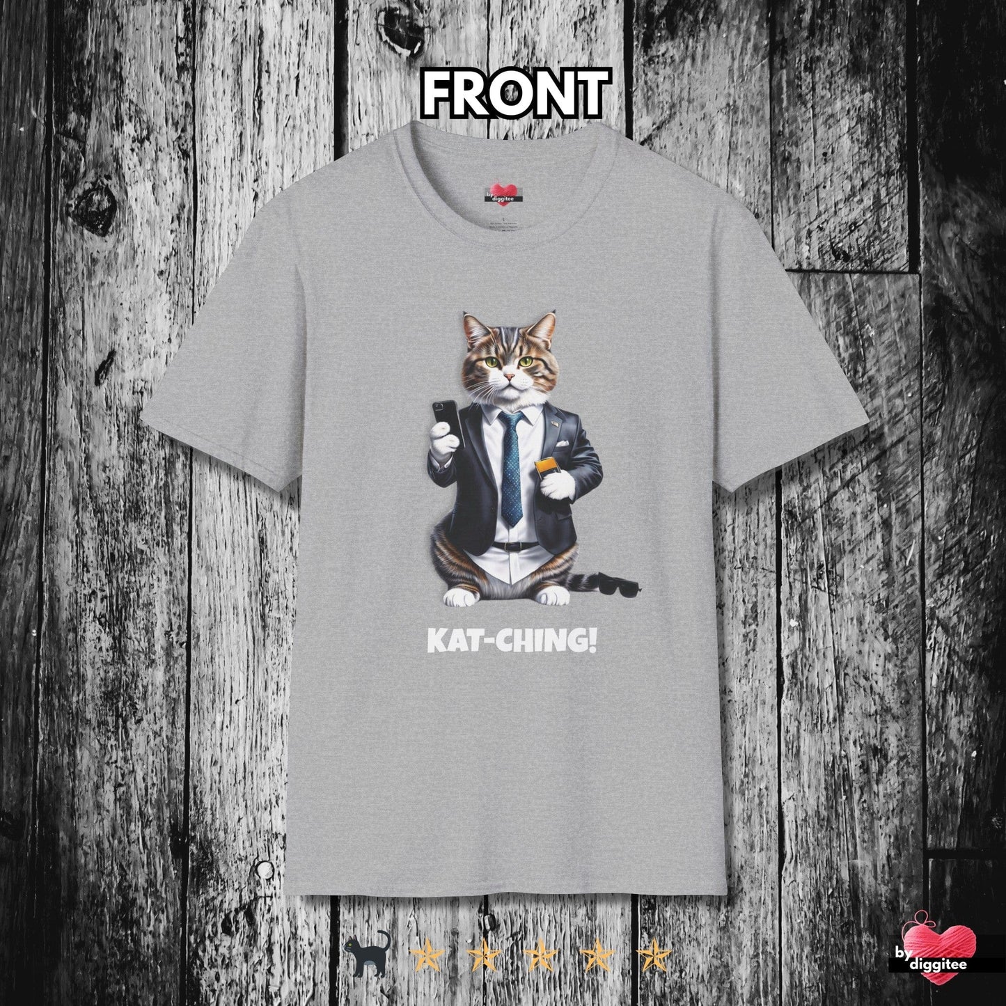 Printify T-Shirt Sport Grey / XS 📈 SALES CAT🚀 BOSS Colors