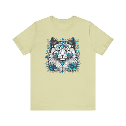 Printify T-Shirt Spring Green / XS Our Lynn's Blue Eye Cat Art Shirt