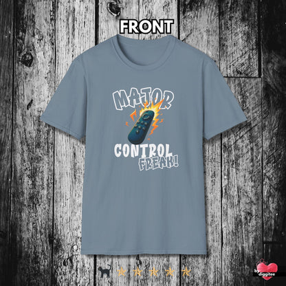 Printify T-Shirt Stone Blue / S (REMOTE) CONTROL 📺 FREAK Unisex T-shirt