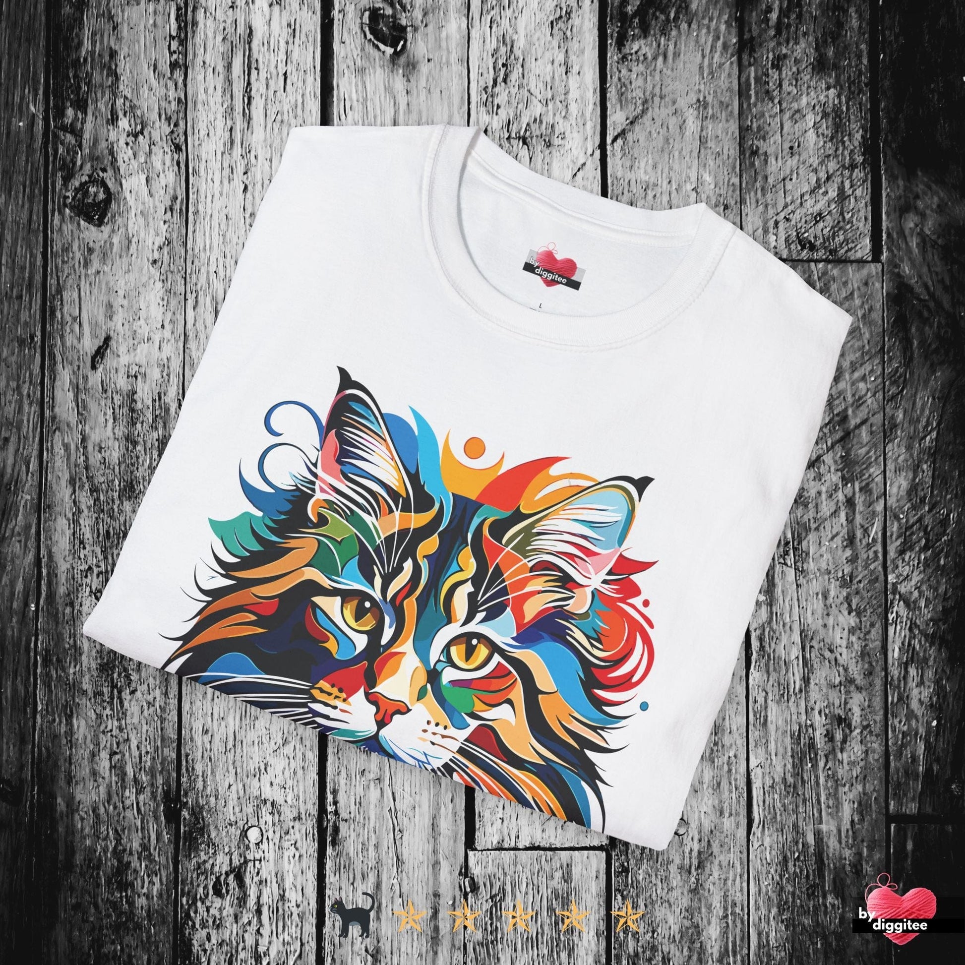 Printify T-Shirt The Maine CATS 🐈 AURORA