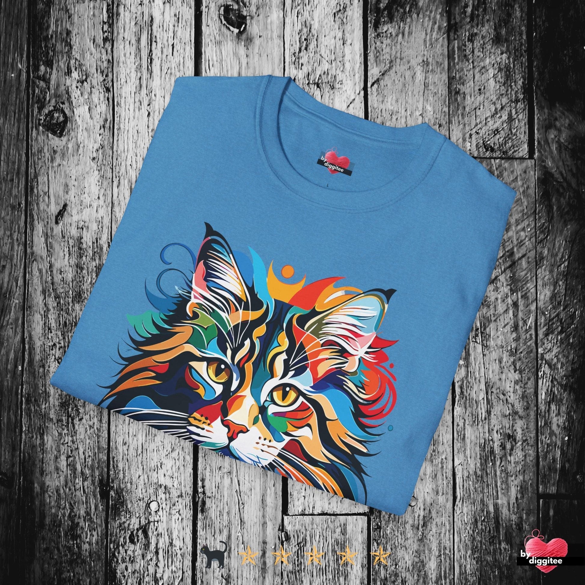 Printify T-Shirt The Maine CATS 🐈 AURORA