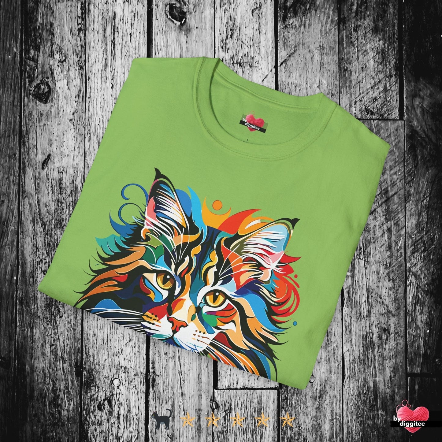 Printify T-Shirt The Maine CATS 🐈 AURORA