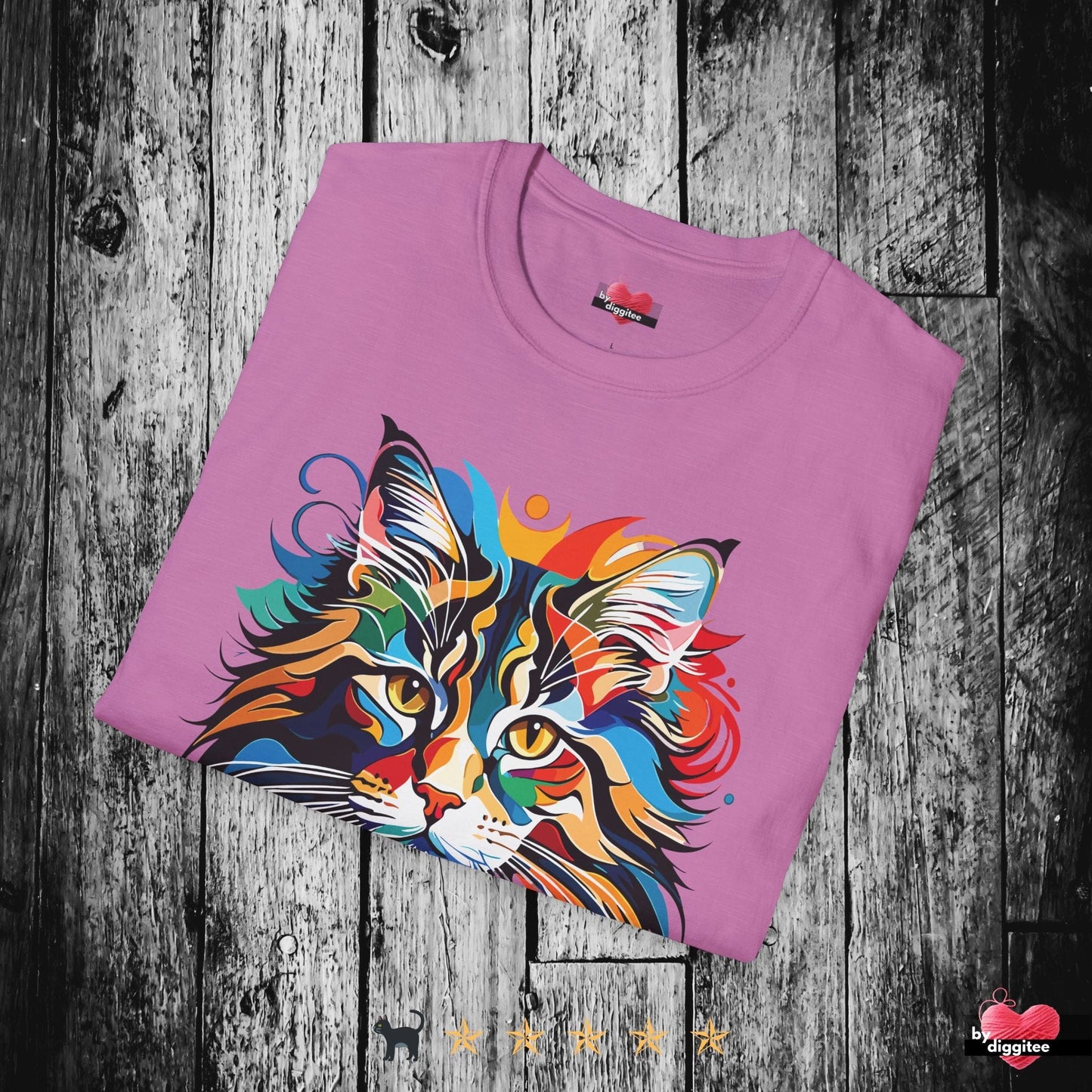 Printify T-Shirt The Maine CATS 🐈 AURORA