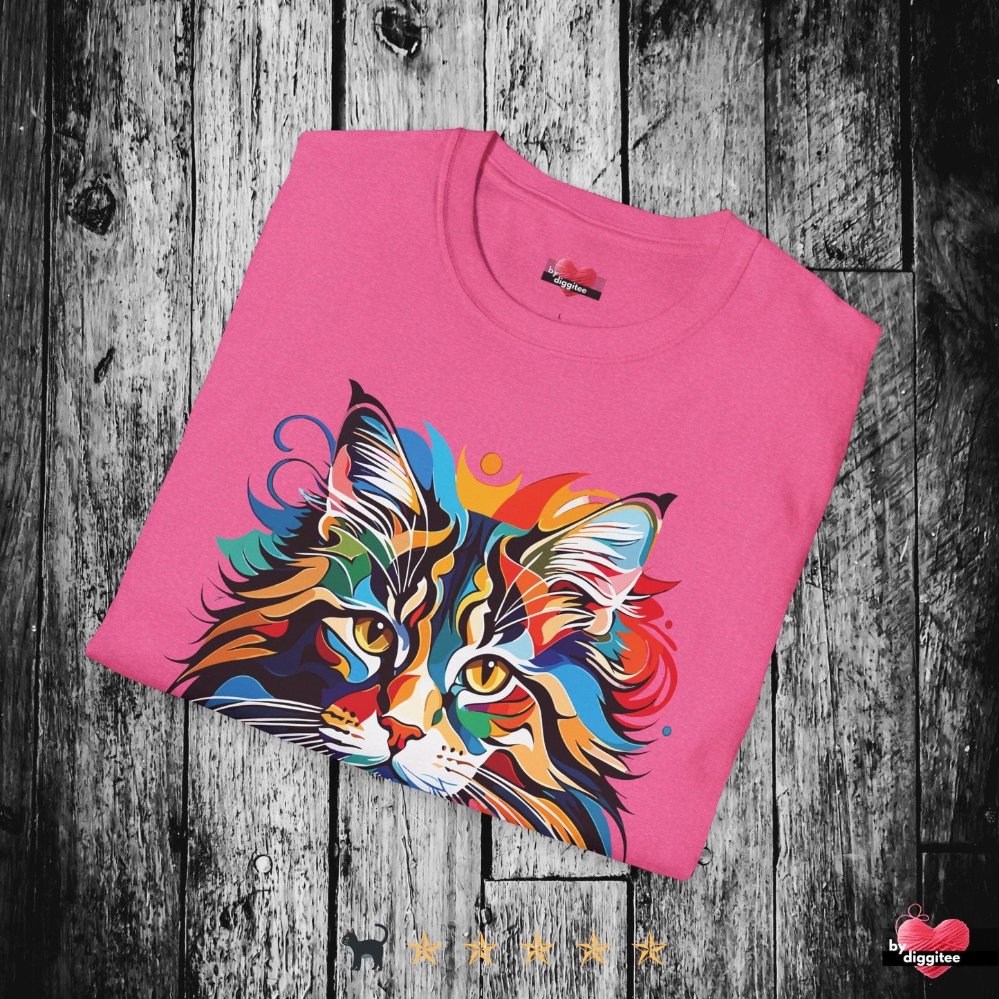 Printify T-Shirt The Maine CATS 🐈 AURORA