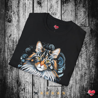 Printify T-Shirt The Mainee Cats 🐈 Majestic