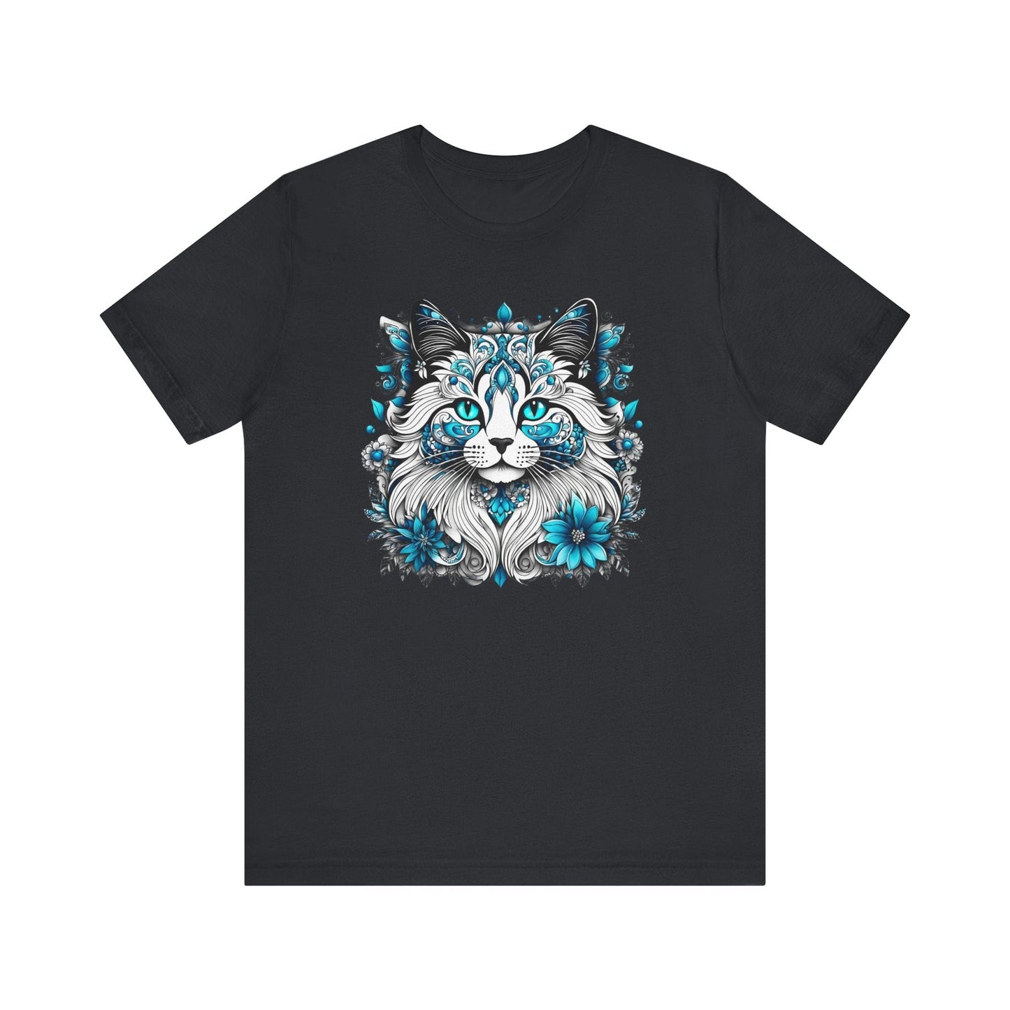 Printify T-Shirt Vintage Black / XS Our Lynn's Blue Eye Cat Art Shirt