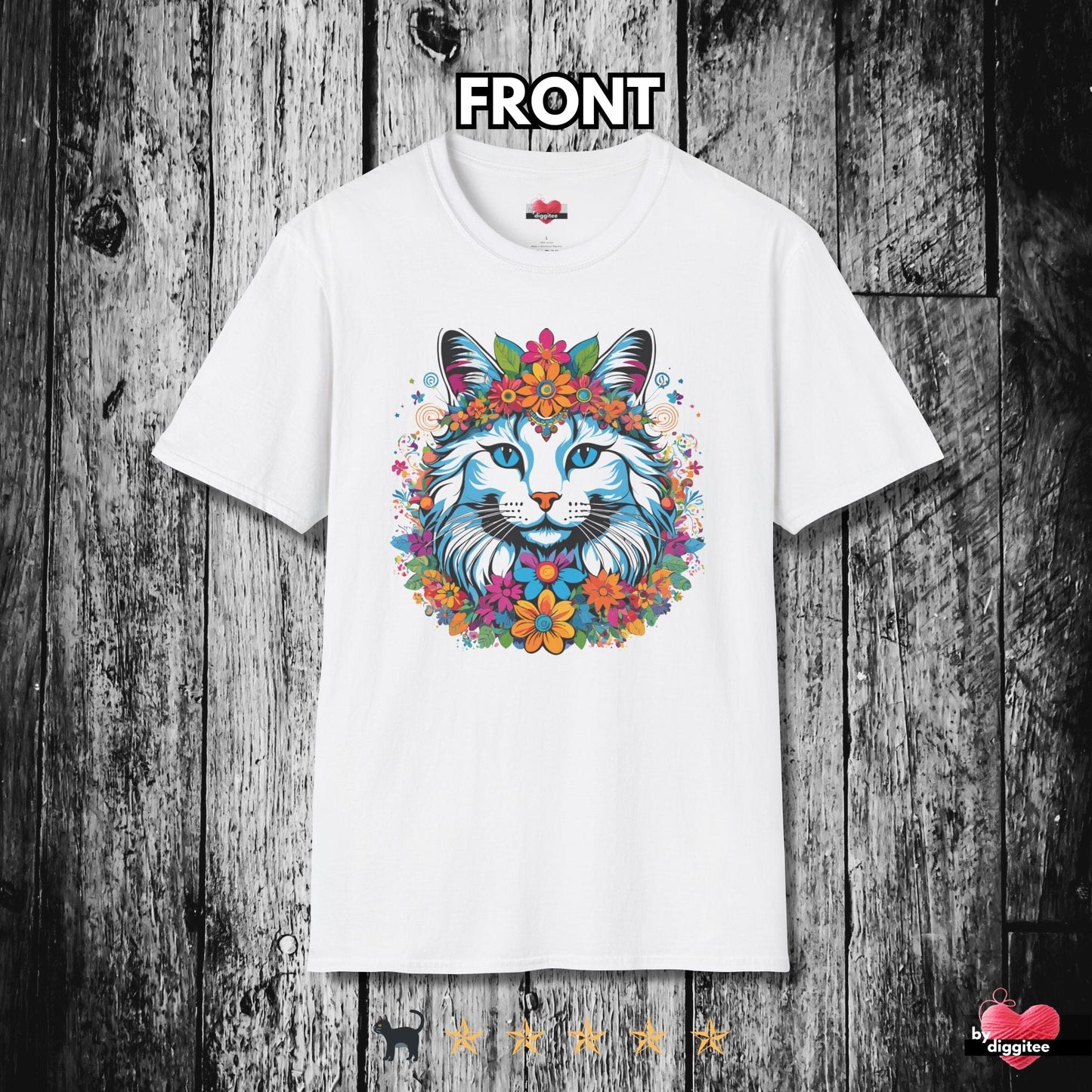 Printify T-Shirt White / L Pretty CATS ✌️ No Lyrics