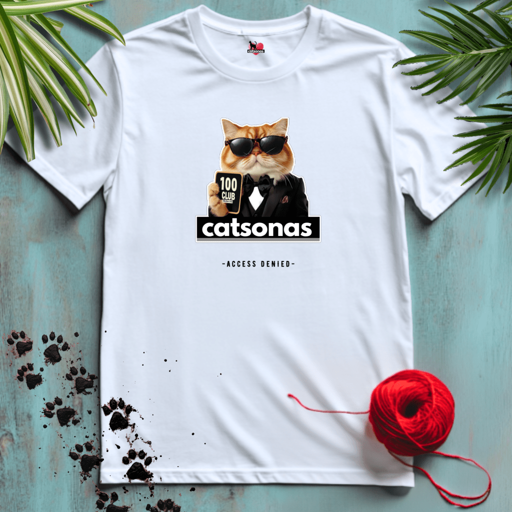 Printify T-Shirt White / XL MEMBERS-ONLY ⭐️ TOP-CATS-100-CLUB | Lifestyle Cats Collection