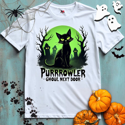 Printify T-Shirt White / XL PURRROWLER 👻 SPOOKY Season 🎃 HALLOWEEN Collection